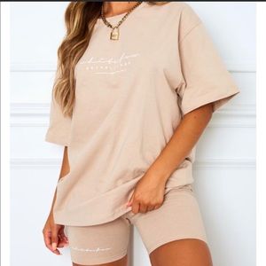 White Fox Biker Shorts